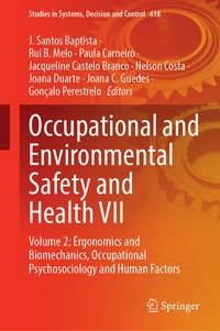 Abbildung von: Occupational and Environmental Safety and Health VII - Springer