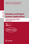 Cover: Database and Expert Systems Applications - Springer