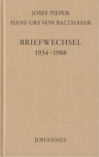 Abbildung von: Briefwechsel 1934-1988 - Johannes Verlag