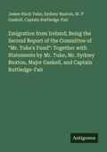 Cover: Emigration from Ireland; Being the Second Report of the Committee of "Mr. Tuke's Fund": Together with Statements by Mr. Tuke, Mr. Sydney Buxton, Major Gaskell, and Captain Ruttledge-Fair - Antigonos Verlag