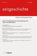 Cover: Krise und Transformation der Heimerziehung in den 1970er- und 1980er-Jahren - V&R unipress