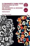 Cover: La grammatica cambia volto - Pacini Editore
