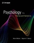 Cover: Psychology: Themes and Variations - Wadsworth Publishing Co Inc