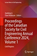 Cover: Proceedings of the Canadian Society for Civil Engineering Annual Conference 2024, Volume 1 - Springer