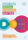 Cover: Why the Social Sciences Matter - Palgrave Macmillan