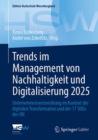 Abbildung von: Trends im Management von Nachhaltigkeit und Digitalisierung 2025 - Springer Gabler