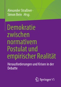 Abbildung von: Demokratie zwischen normativem Postulat und empirischer Realität - Springer VS