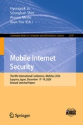 Cover: Mobile Internet Security - Springer