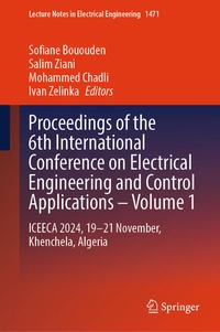 Enlarge image Cover: Proceedings of the 6th International Conference on Electrical Engineering and Control Applications - Volume 1 - Springer