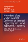 Cover: Proceedings of the 6th International Conference on Electrical Engineering and Control Applications - Volume 2 - Springer