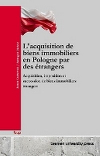 Abbildung von: L'acquisition de biens immobiliers en Pologne par des etrangers - Bremen University Press