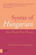 Cover: Syntax of Hungarian - Amsterdam University Press