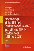 Cover: Proceedings of the UNIfied Conference of DAMAS, IncoME and TEPEN Conferences (UNIfied 2025) - Springer