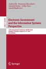 Cover: Electronic Government and the Information Systems Perspective - Springer