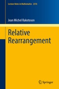 Cover: Relative Rearrangement - Springer
