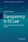 Cover: Transparency in EU Law - Springer