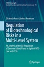 Cover: Regulation of Biotechnological Risks in a Multi-Level System - Springer