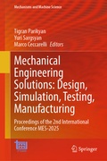 Cover: Mechanical Engineering Solutions: Design, Simulation, Testing, Manufacturing - Springer