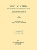 Cover: Vetus Latina - Josue - Verlag Herder