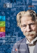 Cover: Genie der Einheit in der Vielfalt - Zu Albert Schweitzers 150. Geburtstagsjubil&auml;um - Deutscher Hilfsverein f&uuml;r das Albert-Schweitzer-Spital in Lambarene e.V.