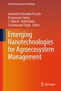 Cover: Emerging Nanotechnologies for Agroecosystem Management - Springer