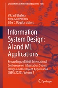 Cover: Information System Design: AI and ML Applications - Springer