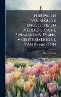 Cover: Nieuwe En Volkomene Engelsche En Nederduitsche Spraakkons. Evans, Verbeterd Door J. Van Bemmelon - Hutson Street Press