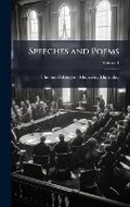 Cover: Speeches and Poems - Hutson Street Press