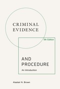 Abbildung von: Criminal Evidence and Procedure, 5th edition - Edinburgh University Press