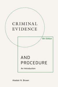 Abbildung von: Criminal Evidence and Procedure, 5th edition - Edinburgh University Press