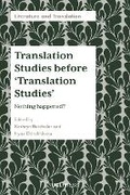 Cover: Translation Studies before 'Translation Studies' - UCL Press