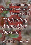 Cover: Comments on Nicanor Austriaco's Essay (2018) "Defending Adam After Darwin" (Reverberations of the Fall, #7) - Razie Mah