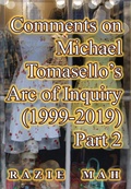Cover: Comments on Michael Tomasello's Arc of Inquiry (1999-2019) Part 2 (Buttressing the Human Niche, #2) - Razie Mah