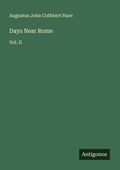 Cover: Days Near Rome - Antigonos Verlag