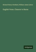 Cover: English Verse. Chaucer to Burns - Antigonos Verlag