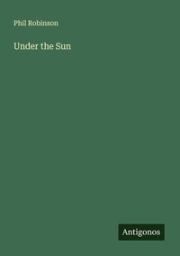 Enlarge image Cover: Under the Sun - Antigonos Verlag