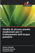 Cover: Studio di alcune piante medicinali per il trattamento dell'acqua potabile - Edizioni Sapienza
