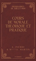 Cover: Cours de Morale Theorique et Pratique - FV Editions