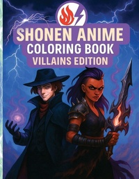 Enlarge image Cover: Shonen Anime Coloring Book - Kuumba Publishing