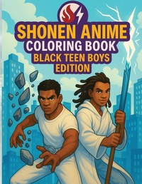 Enlarge image Cover: Shonen Anime Coloring Book - Kuumba Publishing