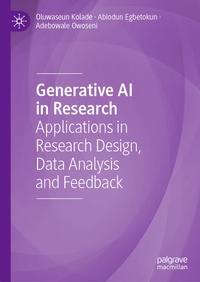 Enlarge image Cover: Generative AI in Research - Palgrave Macmillan