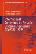 Cover: International Conference on Reliable Systems Engineering (ICoRSE) - 2025 - Springer