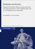 Cover: Methoden des Rechts - Franz Steiner Verlag