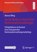 Cover: Social Media in deutschen Kommunalverwaltungen - Springer VS
