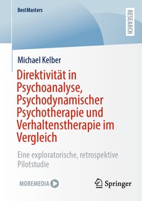 Abbildung von: Direktivität in Psychoanalyse, Psychodynamischer Psychotherapie und Verhaltenstherapie im Vergleich - Springer