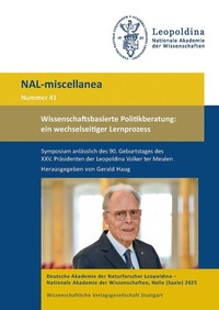 Abbildung von: Wissenschaftsbasierte Politikberatung: ein wechselseitiger Lernprozess - Wissenschaftliche Verlagsgesellschaft