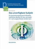 Cover: Das unverf&uuml;gbare Subjekt - Waxmann Verlag GmbH