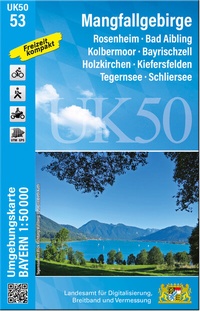 Abbildung von: UK50-53 Mangfallgebirge - Landesamt für Digitalisierung, Breitband und Vermessung, Bayern