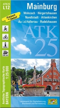 Abbildung von: ATK25-L12 Mainburg (Amtliche Topographische Karte 1:25000) - Landesamt für Digitalisierung, Breitband und Vermessung, Bayern