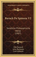 Cover: Baruch De Spinoza V2 - Kessinger Publishing